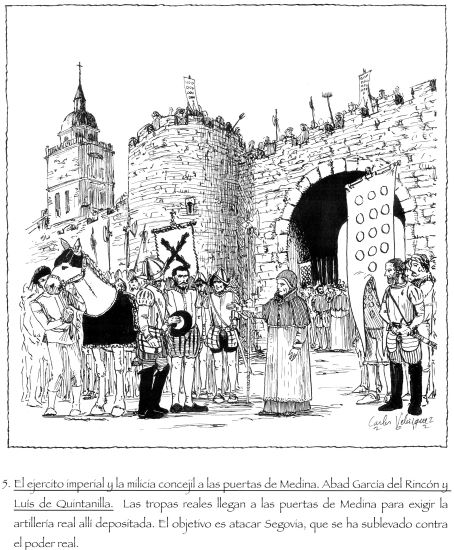 Ilustración de las negociaciones