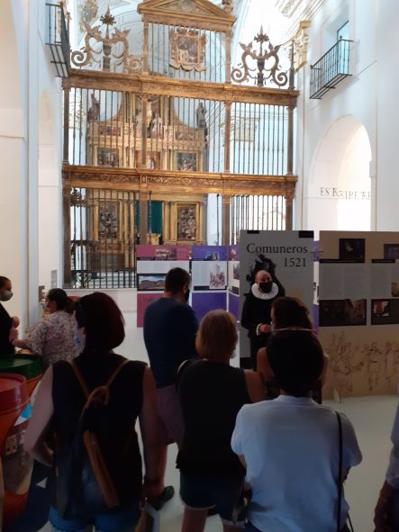 Simón Ruiz en la exposición